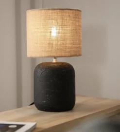 Montagna bordlampe 32 - Svart/Natur
