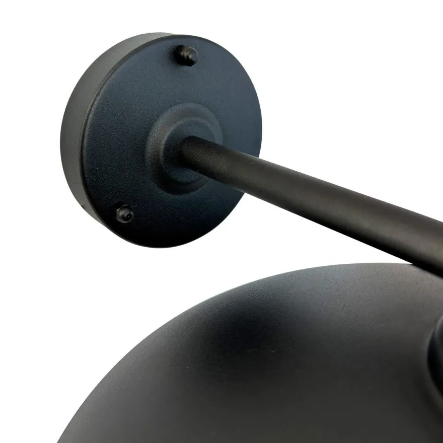Morph D30 utendørs vegglampe IP44 - Svart