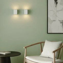 Mosto vegglampe - Hvit