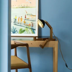 Mr. Wattson bordlampe, Limited Edition - Svart og messing