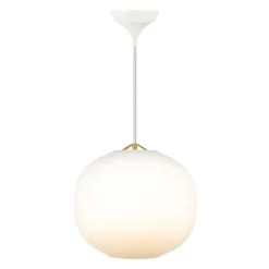 Navone takpendel 30 cm - Hvit/Messingfarget