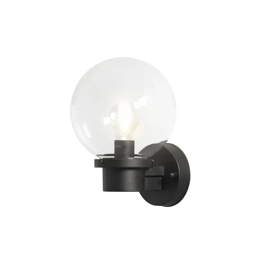 Nemi vegglampe Svart skumringsrele 29cm