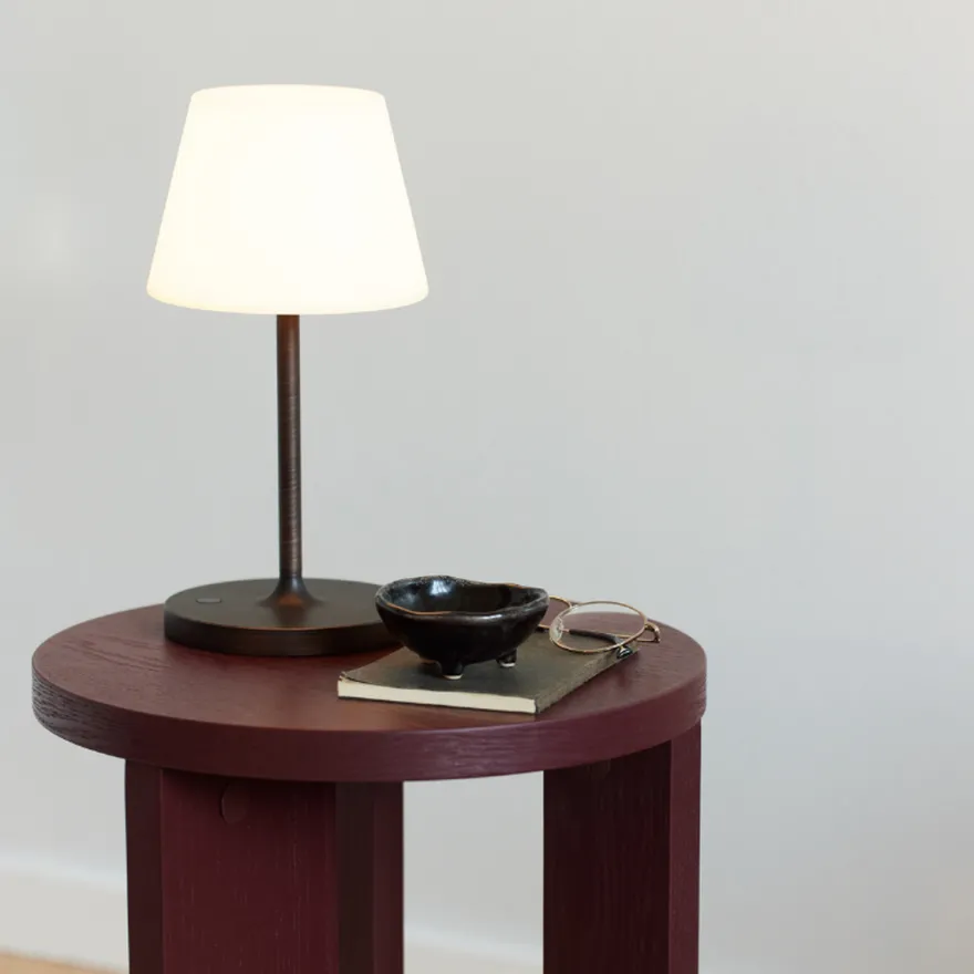 New Northern bordlampe oppladbar utendørs IP44 2W - Hvit/Antikk kobberfarget