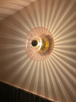 New Wave Optic 26 Wall Lamp - Rose