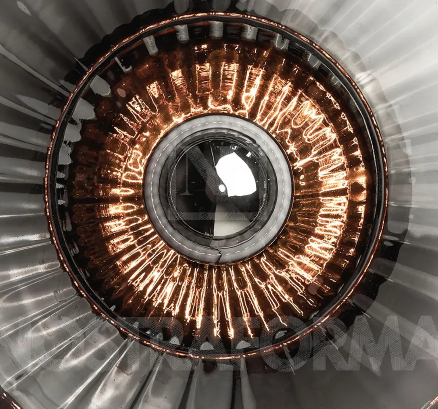 New Wave Optic XL Wall Lamp - Smoke