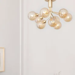 Nuura Apiales 9 ceiling messing/optic glass