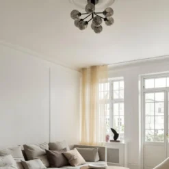Nuura Apiales 9 ceiling svart/optic glass
