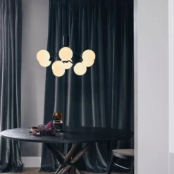 Nuura Apiales 9 satin svart/opal