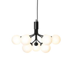 Nuura Apiales 9 satin svart/opal