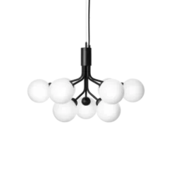 Nuura Apiales 9 satin svart/opal
