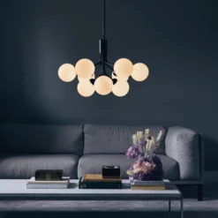 Nuura Apiales 9 satin svart/opal