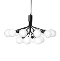 Nuura Apiales 18 satin svart/opal