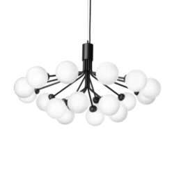 Nuura Apiales 18 satin svart/opal
