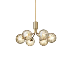 Nuura Apiales 6 taklampe messing / optic gold