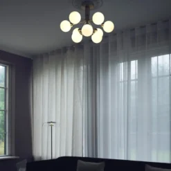 Nuura Apiales 9 taklampe messing/opal