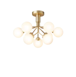 Nuura Apiales 9 taklampe messing/opal