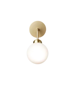 Nuura Apiales vegglampe - messing/Opal