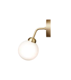 Nuura Apiales vegglampe - messing/Opal
