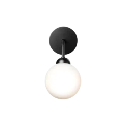 Nuura Apiales vegglampe - svart/Opal