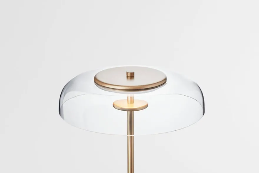 Nuura Blossi gulvlampe Nordic Gold
