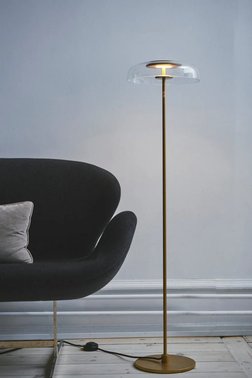 Nuura Blossi gulvlampe Nordic Gold