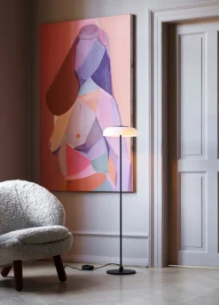 Nuura Blossi gulvlampe svart