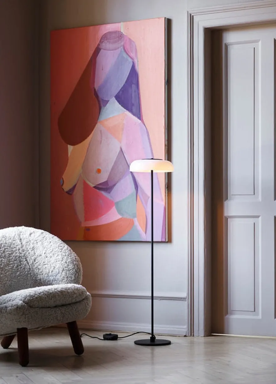 Nuura Blossi gulvlampe svart