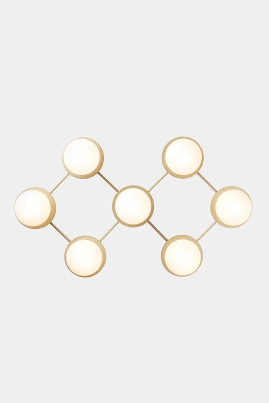 Nuura Liila 7 taklampe/vegglampe - opal