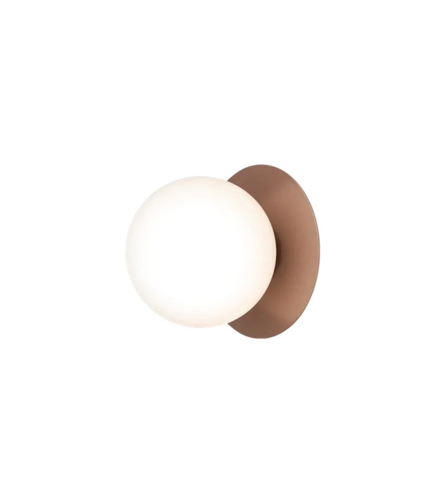Nuura Liila 1 utendørslampe - mørk bronse/opal