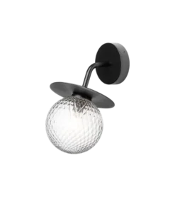 Nuura Liila utendørslampe - svart/optikk
