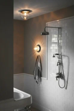 Nuura Liila 1 vegglampe/taklampe - medium - nordic gold / optikk