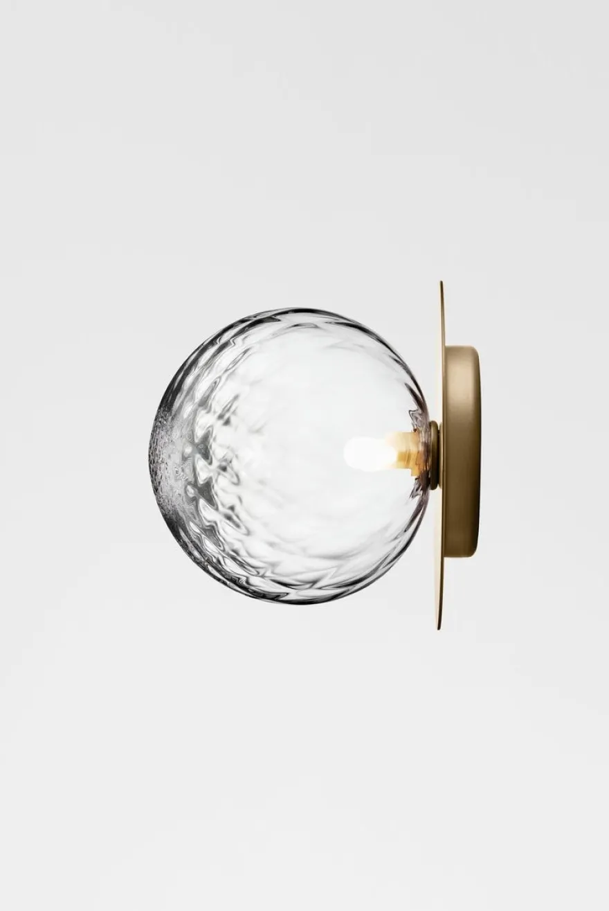 Nuura Liila 1 vegglampe/taklampe - large - nordic gold / optikk