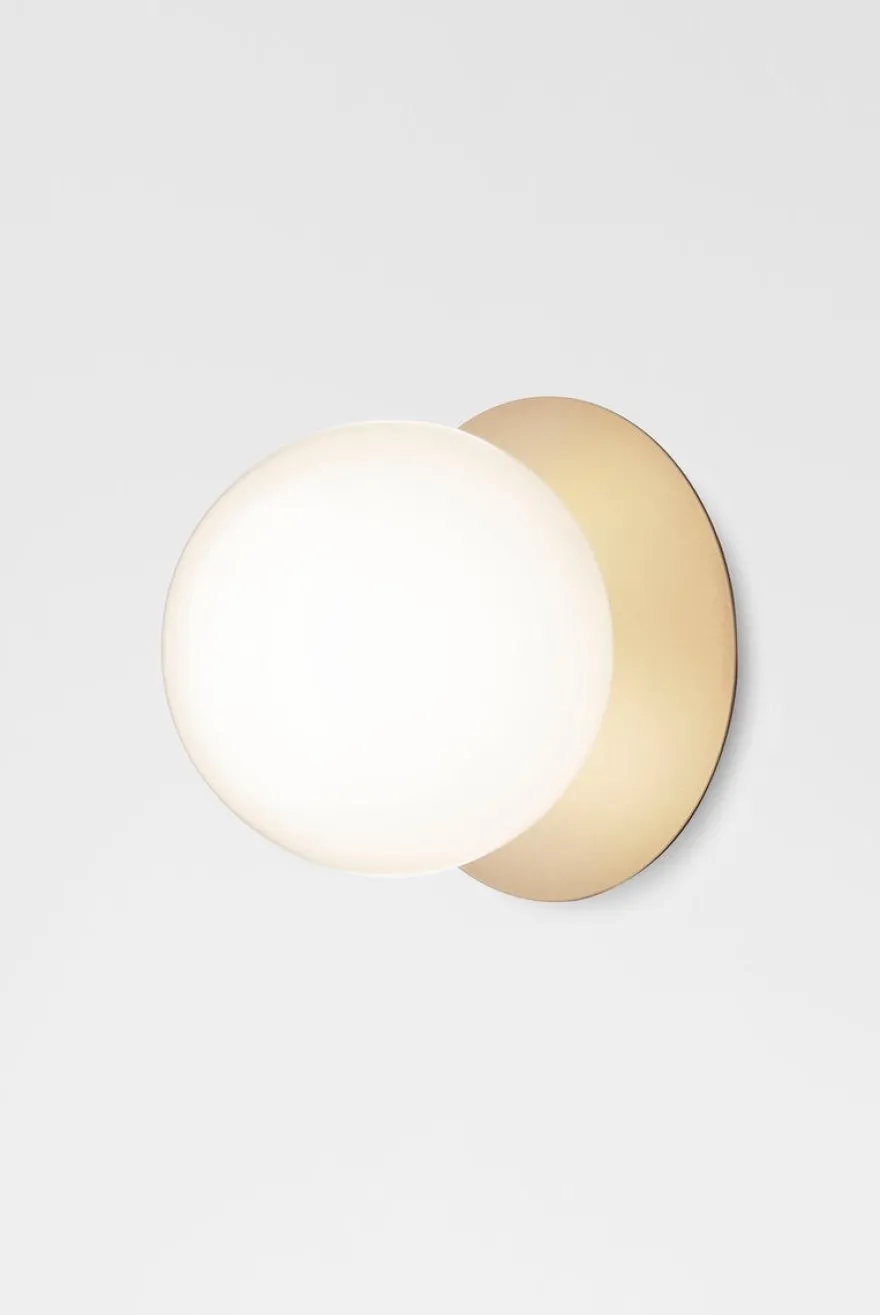 Nuura Liila 1 vegglampe/taklampe - large - nordic gold / opal