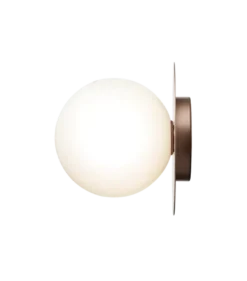 Nuura Liila 1 vegglampe/taklampe - large - bronse / opal