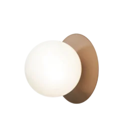 Nuura Liila 1 vegglampe/taklampe - large - bronse / opal