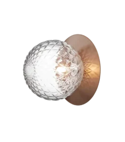 Nuura Liila 1 vegglampe/taklampe - large - bronse / optikk