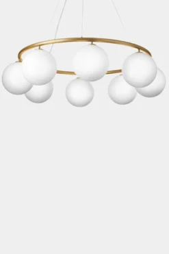 Nuura Miira 8 circular messing / opal