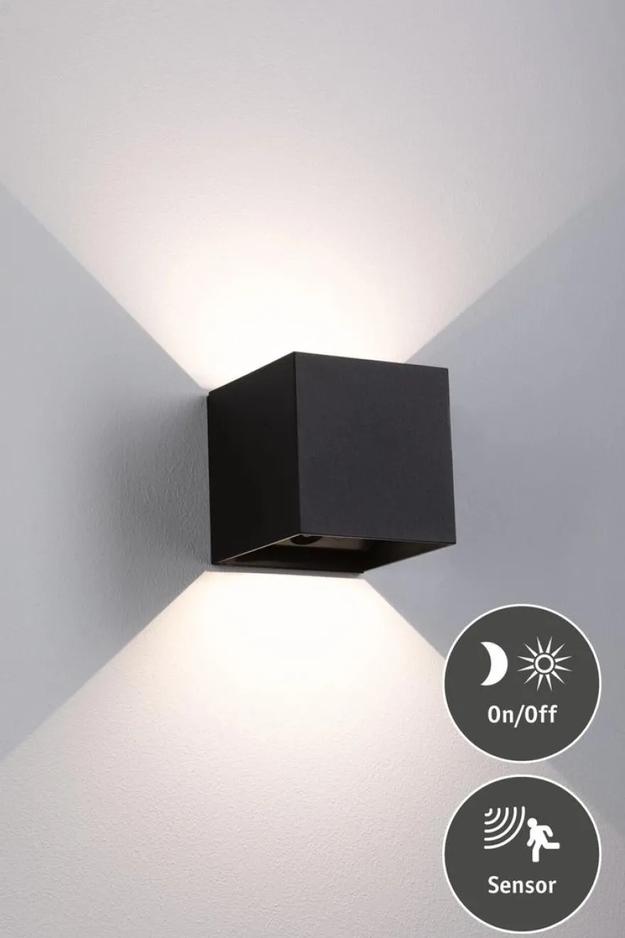 Nyara oppladbar vegglampe opp/ned lys med sensor