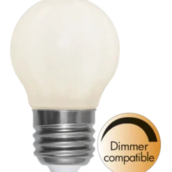 Opalhvit dimbar E27 LED 4,5 cm H7,8 cm
