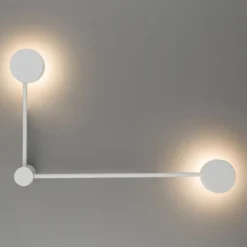 Orbit 2 vegglampe 20/40 - Hvit