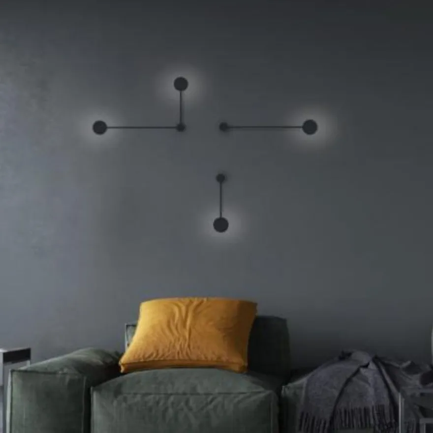 Orbit 1 vegglampe 20 - svart