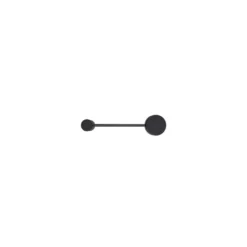 Orbit 1 vegglampe 20 - svart