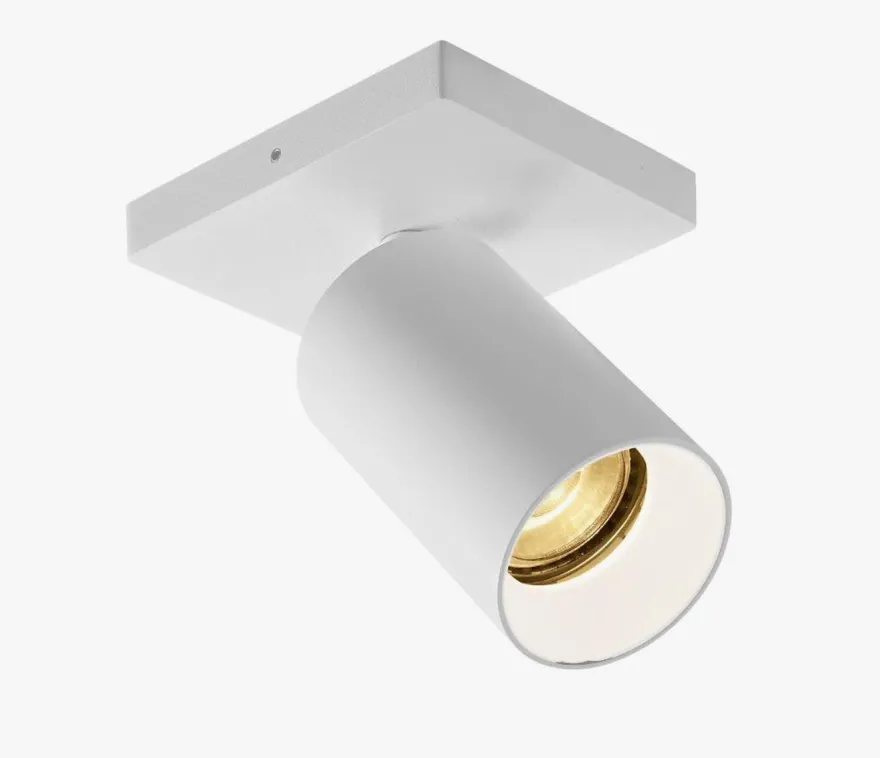 OZ K1 taklampe med 1 spott - Hvit