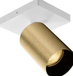 OZ K1 taklampe med 1 spott - Hvit