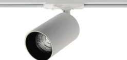Oz spotskinne 4 spotter 2 meter - Pure white/Svart