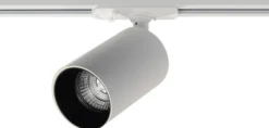 Oz spotskinne 3 spotter 1 meter - Pure white/Svart