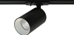 Oz spotskinne 4 spotter 2 meter - Svart/Gull