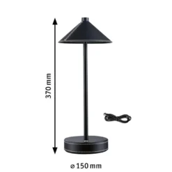 Pellini portabel bordlampe oppladbar 2W 2700-6500 Kelvin