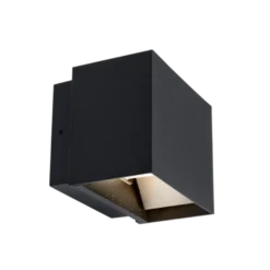 Plaza vegglampe utendørs opp/ned 10W IP65 3000 Kelvin - Svart
