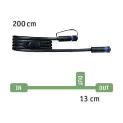 Plug & Shine 2 meter kabel med 2 utganger